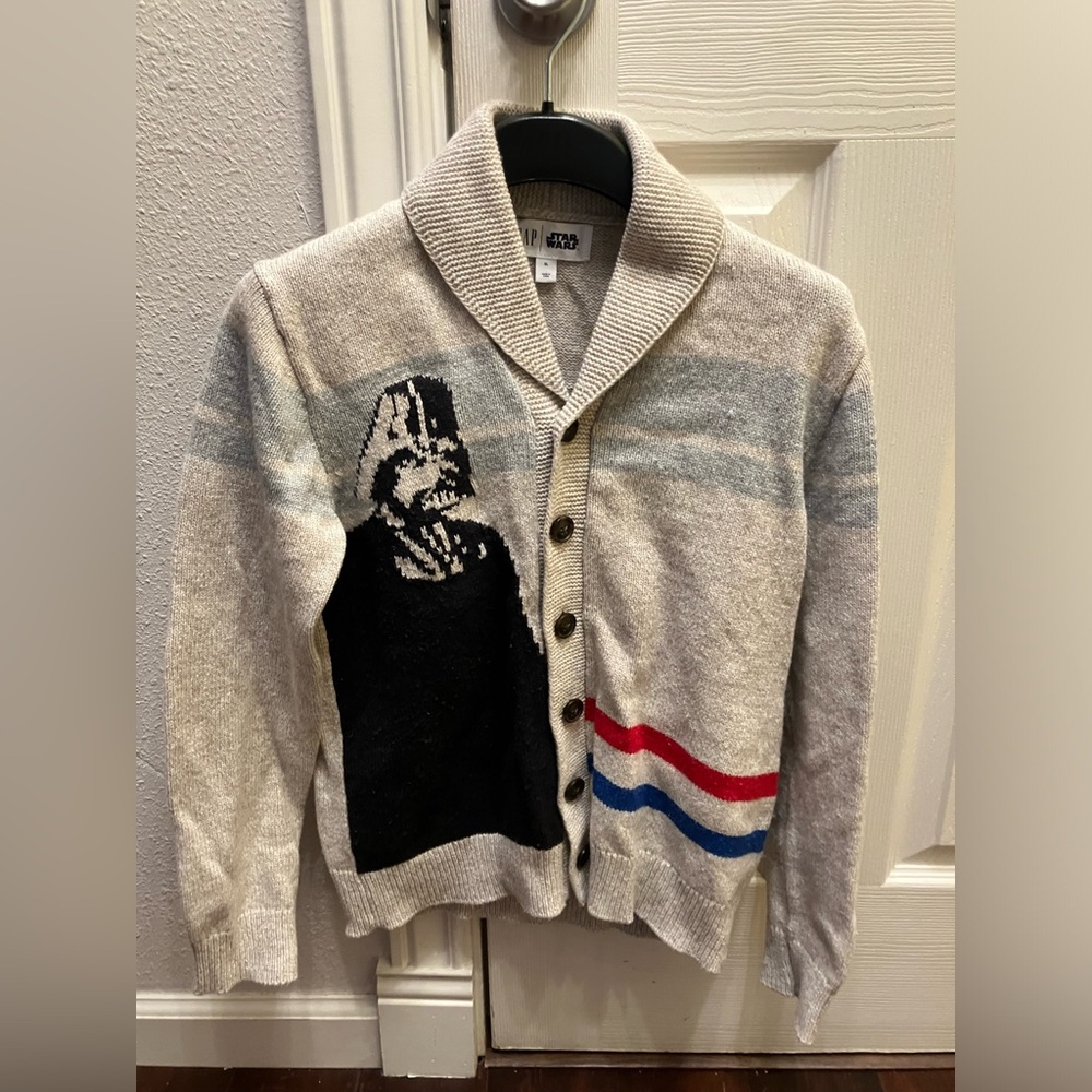 GAP STAR WARS KIDS CARDIGAN SWEATER